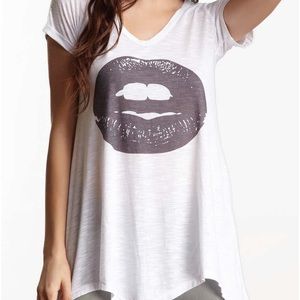 Graphic Print Tunic T Shirt